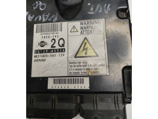 Řídící jednotka 237104X03A, MB2758007451   Nissan Navara D40 2008