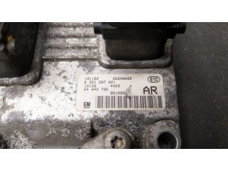 Блок управления двигателя 0261207421, 24443795   Opel Corsa D