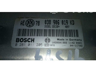 Řídící jednotka 038906019KD, 0281011205   Volkswagen Passat Alltrack 2005