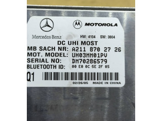 Модуль «Bluetooth» A2118702726, UH03MM01PV   Mercedes-Benz C W203