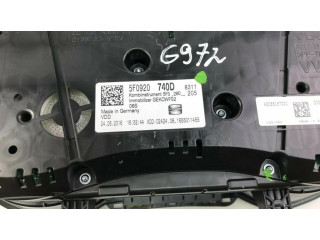 Панель приборов 5F0920740D, G972   Seat Leon (5F)       