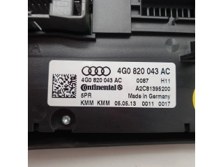 Блок управления климат-контролем 4G0820043AC   Audi A6 S6 C7 4G