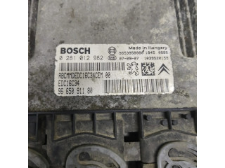 Блок управления двигателя 0281012982, 9665091180   Fiat Scudo