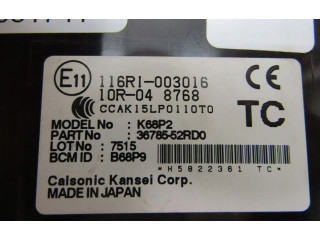 Комфортный модуль 3678552RD0, 116RI003016   Suzuki Swift III