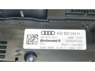 Блок управления климат-контролем 4G0820043H   Audi A7 S7 4G