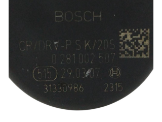 Vstřikovací lišta 314002A410, 0445214111   Hyundai i30    D4FB 