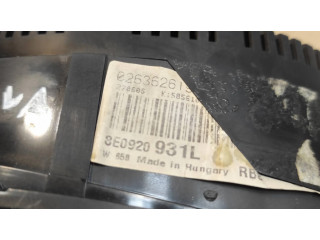 Панель приборов 8E0920931L, 270605   Audi A4 S4 B7 8E 8H       