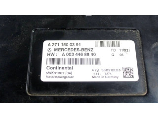 Řídící jednotka A2711500391   Mercedes-Benz E W212 2011