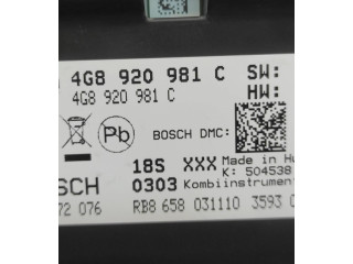Přístrojová deska  Audi A7 S7 4G 2012 4G8920981C  