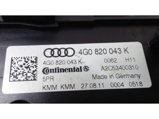 Блок управления климат-контролем 4G0820043K, A2C53400310   Audi A6 S6 C7 4G