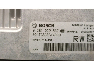 Блок управления двигателя 951TG330314999, 0281032567BOSCH   Honda HR-V