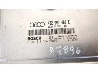 Блок управления двигателя 4b2907401e, 0281010394   Audi A6 S6 C5 4B