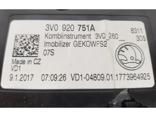 Přístrojová deska  Skoda Superb B8 (3V) 2017 3V0920751A, 3V0920751A  