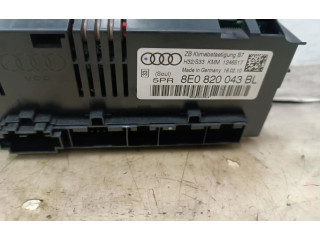 Блок управления климат-контролем 8E0820043BL, 8E0820043BL   Seat Exeo (3R)