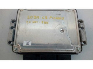 Блок управления двигателя 9864843780, 0281013872   Citroen C3 Picasso