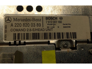 Турбина Радио/ проигрыватель CD/DVD / навигация Mercedes-Benz S W220  A2208200389, 7612001160   для двигателя 113 960      