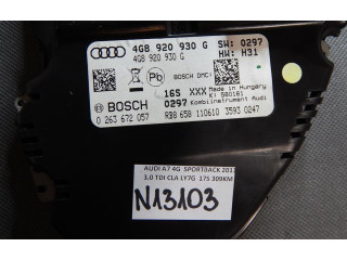 Přístrojová deska  Audi A7 S7 4G 2015 4G8920930G  