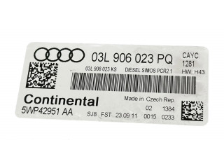 Блок управления двигателя 03L906023PQ, 5WP42951AA   Audi A3 S3 8P