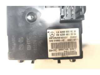 Блок управления климат-контролем A2059009230, 5HB01089542   Mercedes-Benz C W205
