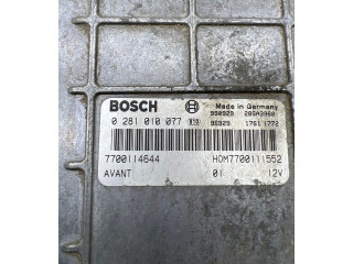 Řídící jednotka 7700114644, 0281010077   Renault Scenic I 2002