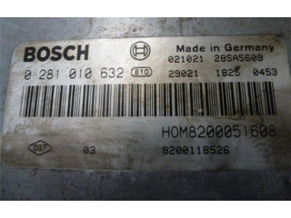 Řídící jednotka BOSCH0281010632, HOM8200051608   Renault Trafic I 2002