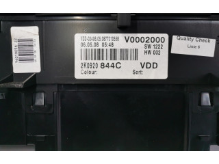 Přístrojová deska  Volkswagen Caddy 2008 2K0920844C, A2C53023102  