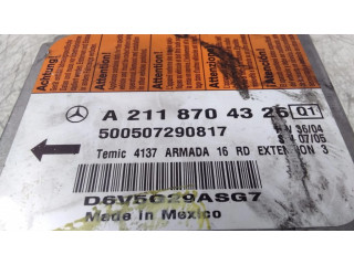Блок подушек безопасности A2118704326   Mercedes-Benz E W211