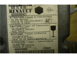 Блок управления надувных подушек 8200098401, 550751800   Renault Kangoo I