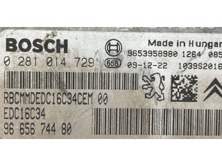 Řídící jednotka 0281014729, 0281014729   Peugeot 3008 I 2010