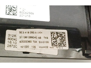 Руль Skoda Fabia Mk3 (NJ)  2015 - 2021 года 5E3419093A      
