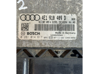 Блок управления двигателем ECU 4E1910409D, 4E1907409A   Audi A8 S8 D3 4E