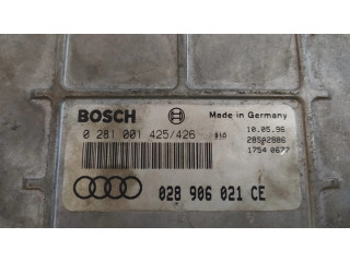 Блок управления двигателя 02896021CE, 0281001425426   Audi A4 S4 B5 8D