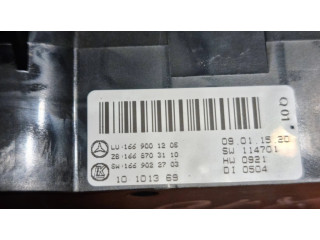 Блок управления климат-контролем 1669001205, 1668703110   Mercedes-Benz GL X166