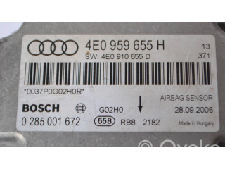 Блок подушек безопасности 4e0959655h, 0285001672   Audi A8 S8 D3 4E