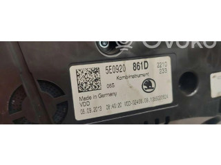 Přístrojová deska  Skoda Octavia Mk3 (5E)  5E0920861D  