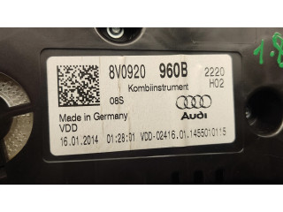 Панель приборов 8V0920960B   Audi A3 S3 8V       