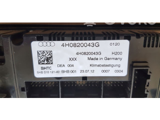 Блок управления климат-контролем 4H0820043G   Audi A8 S8 D4 4H