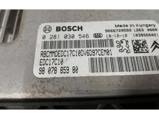 Řídící jednotka 0281030546, 9666729580   Peugeot 2008 I 2014