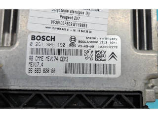 Řídící jednotka 9666382080, IMPRK1365883   Peugeot 207 2009