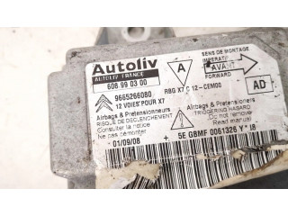 Блок подушек безопасности 9665266080, 608990300   Citroen C5