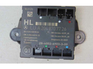Блок комфорта A2048707726   Mercedes-Benz C W204   