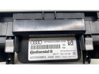 Блок управления климат-контролем 8P0820043BK   Audi A3 S3 A3 Sportback 8P