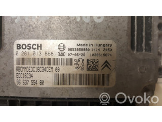 Блок управления двигателя 9663755480, 0281013868   Citroen C3