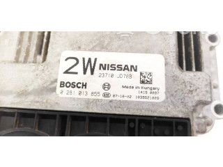 Řídící jednotka 23710JD78B, 0281013855   Nissan Qashqai 2007