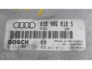 Řídící jednotka 038906018S, 0281001721   Audi A4 S4 B5 8D 2000