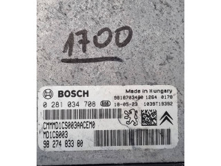 Řídící jednotka 9827483380, 9818703480   Peugeot 3008 II 2018
