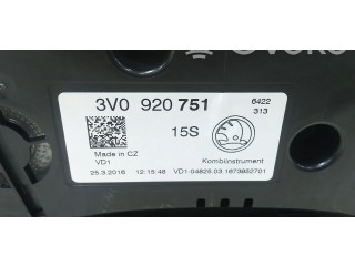 Přístrojová deska  Skoda Superb B8 (3V) 2016 3V0920751  