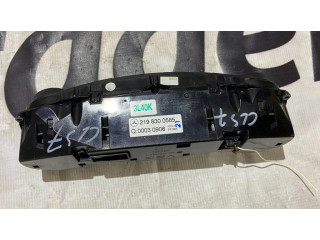Блок управления климат-контролем 2198300585, A2198300585   Mercedes-Benz CLS C219