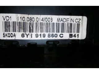 Přístrojová deska  Skoda Fabia Mk1 (6Y) 2000 6Y1919860CB41, 110080014008  