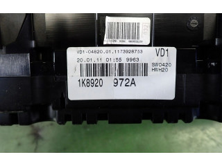 Панель приборов 1K8920972A   Volkswagen Scirocco       